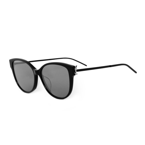 Saint Laurent Oval Sunglasses SLM48S AK 003 56 main image 4